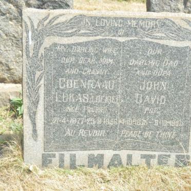 FILMALTER John David 1875-1957 &amp; Coenraad Lukas FOURIE 1877-1956