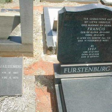 FÜRSTENBURG Seef 1910-1988 &amp; Francis DE KLERK 1919-1973