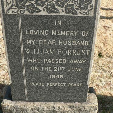 FORREST William -1945