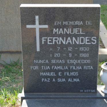 FERNANDES Manuel 1930-1968
