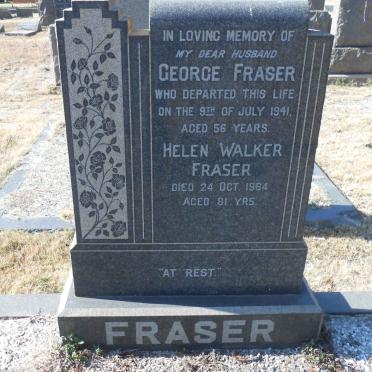 FRASER George -1941 &amp; Helen Walker -1964