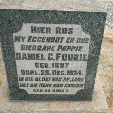 FOURIE Daniel C. 1887-1934