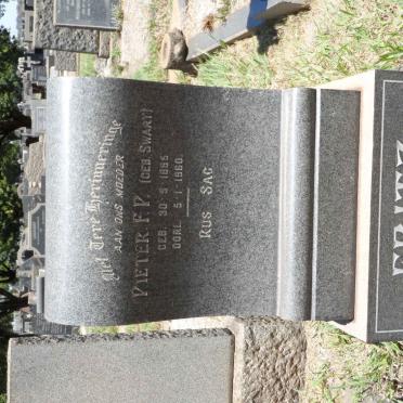 FRITZ Pieter F.P. nee SWART 1895-1960