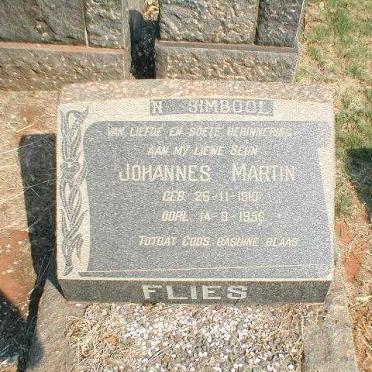 FLIES Johannes Martin 1910-1956