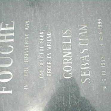 FOUCHÉ Cornelis Sebastian 1973-1994