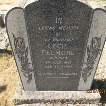 FELMORE Cecil -1959