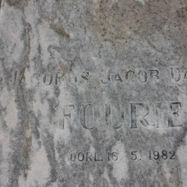 FOURIE Jacobus Jacob Daniel -1982