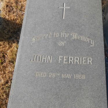 FERRIER John -1958 &amp; Mary -1955 :: FERRIER George Ferguson 1910-2003