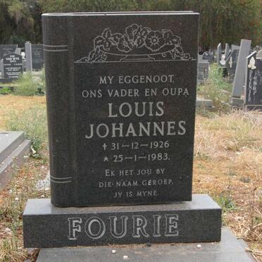 FOURIE Louis Johannes 1926-1983 &amp; Maria A.P. 1929-1987