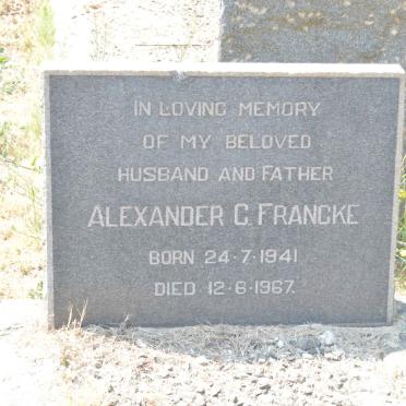 FRANCKE Alexander C. 1941-1967
