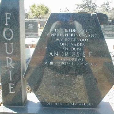 FOURIE Andries S.F. 1925-1973