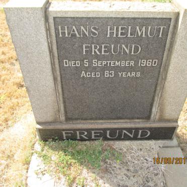 FREUND Hans Helmut  -1960