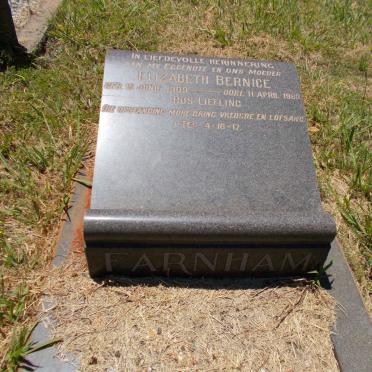FARNHAM Elizabeth Bernice 1909-1960