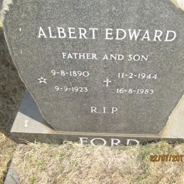FORD Albert Edward 1890-1944 :: FORD Albert Edward 1923-1983
