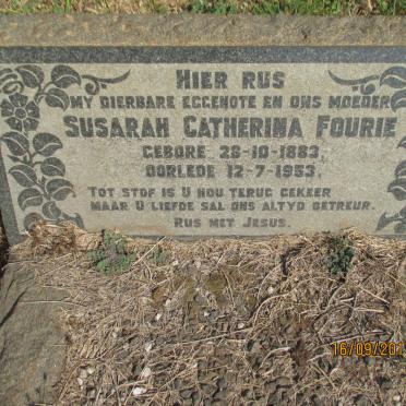 FOURIE Susarah Catherina 1883-1953