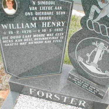 FORSTER William Henry 1970-1992