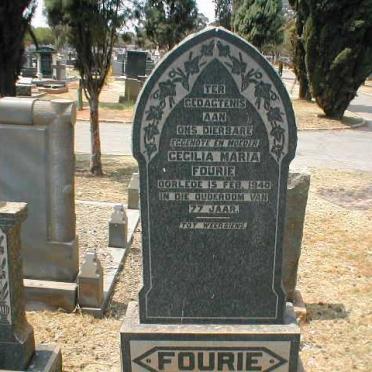 FOURIE Cecilia Maria -1940