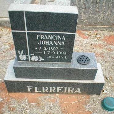 FERREIRA Francina Johanna 1897-1994