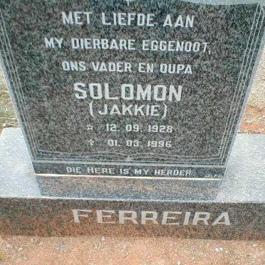 FERREIRA Solomon 1928-1996
