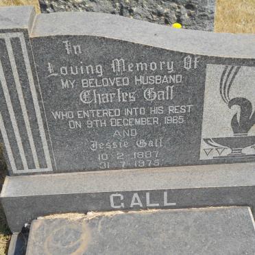 GALL Charles -1965 &amp; Jessie 1887-1975