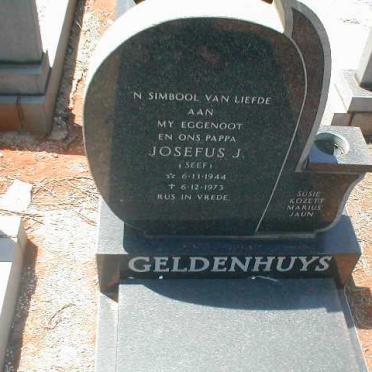 GELDENHUYS Josefus J. 1944-1973