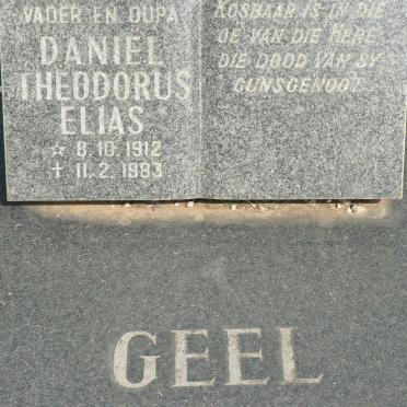 GEEL Daniel Theodorus Elias 1912-1983
