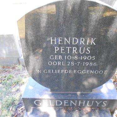 GELDENHUYS Hendrik Petrus 1905-1986