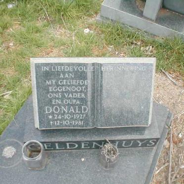 GELDENHUYS Donald 1927-1981
