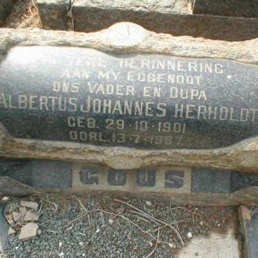 GOUS Albertus Johannes Herholdt 1901-1967