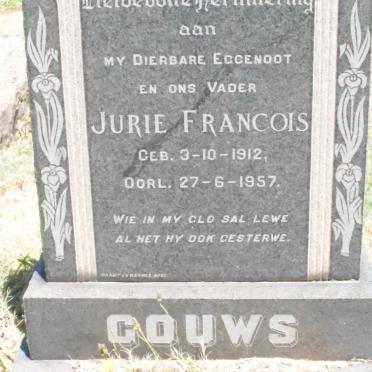GOUWS Jurie Francois 1912-1957