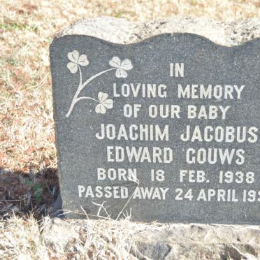 GOUWS Joachim Jacobus Edward 1938-1939