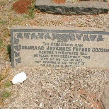GOOSEN Coenraad Johannes Petrus 1914-1943