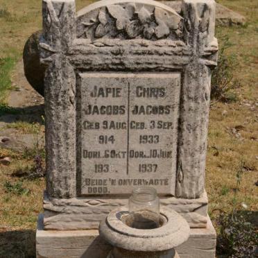 JACOBS Japie 1914-1930 :: JACOBS Chris 1933-1937