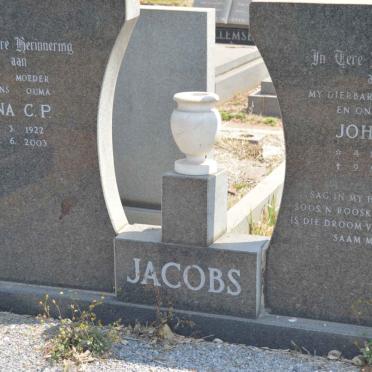 JACOBS Johann 1917-1984 &amp; Anna C.P. 1922-2003