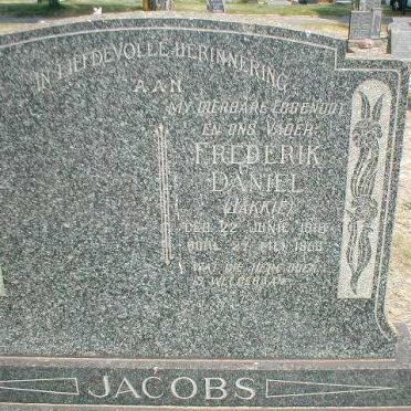 JACOBS Frederik Daniel 1918-1956