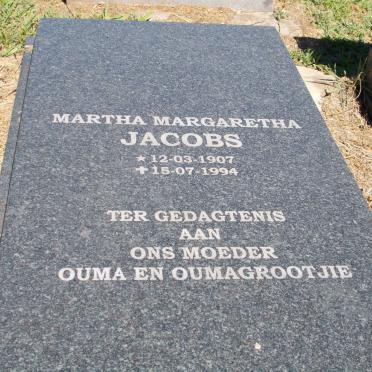 JACOBS Pieter Daniel 1899-1975 &amp; Martha Margaretha 1907-1994 