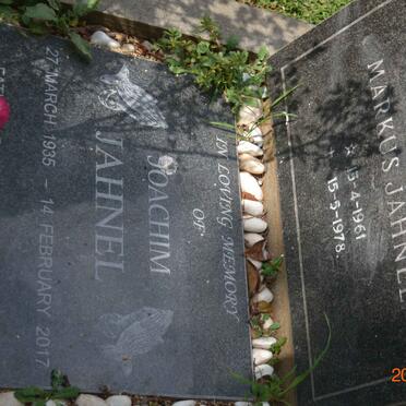 JAHNEL Joachim 1935-2017 :: JAHNEL Markus 1961-1978