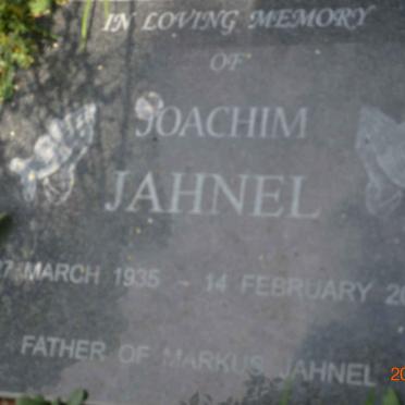 JAHNEL Joachim 1935-2017 :: JAHNEL Markus 1961-1978 