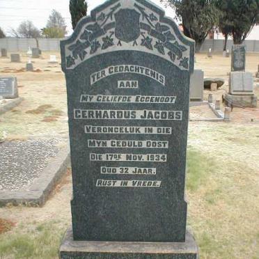 JACOBS Gerhardus -1934