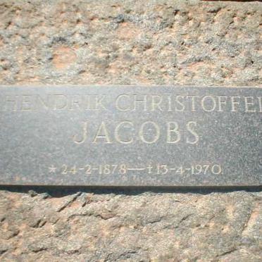 JACOBS Hendrik Christoffel 1878-1970