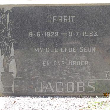 JACOBS Gerrit 1929-1963