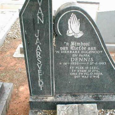JAARSVELDT Dennis, van 1939-1983