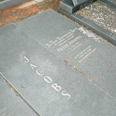 JACOBS Pieter Johannes 1917-1981