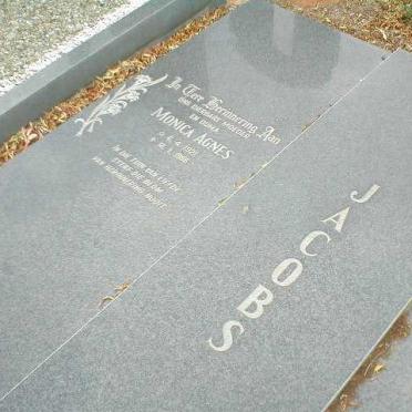 JACOBS Pieter Johannes 1917-1981 &amp; Monica Agnes 1921-1985