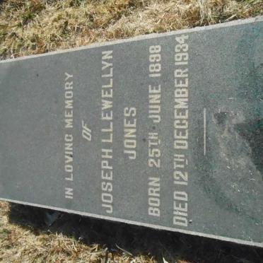 JONES Joseph Llewellyn 1898-1934