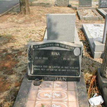 JORDAN Rina 1951-1967