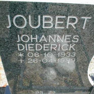 JOUBERT Johannes Diederick 1933-1999