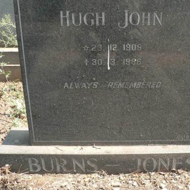 JONES Hugh John, BURNS 1909-1986