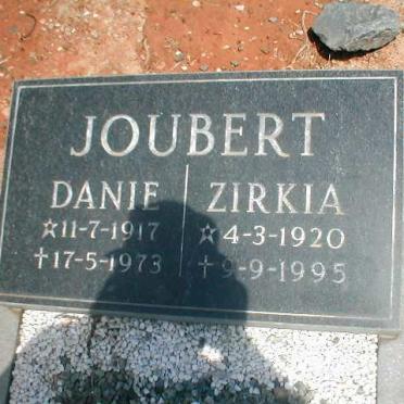 JOUBERT Danie 1917-1973 &amp; Zirkia 1920-1995