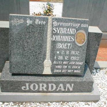 JORDAN Sybrand Johannes 1932-1983